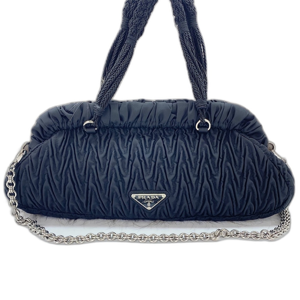 Prada VOLPE SERA Shoulder Bag/Handbag, Black
